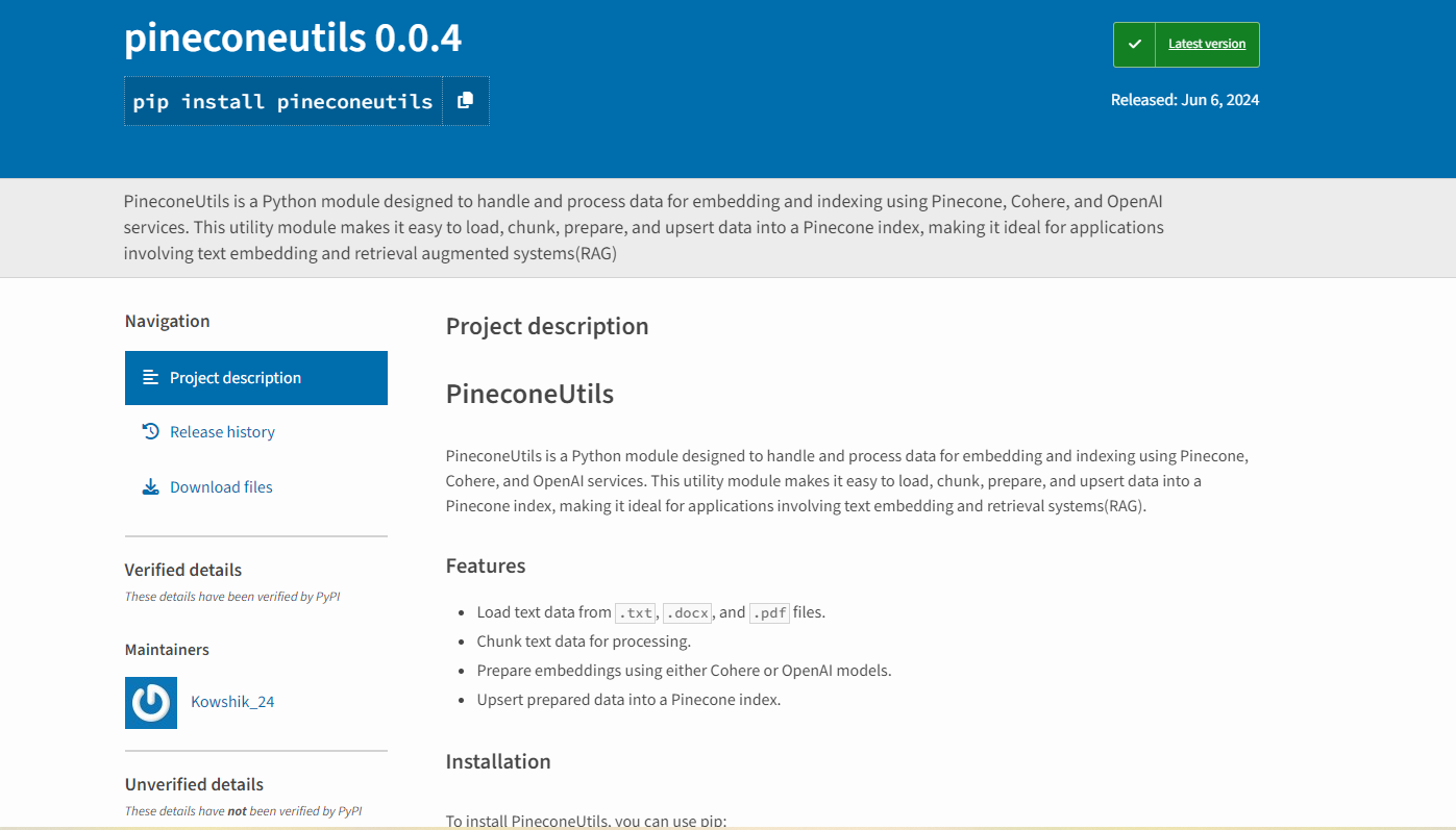 Pinecone Integration Suite